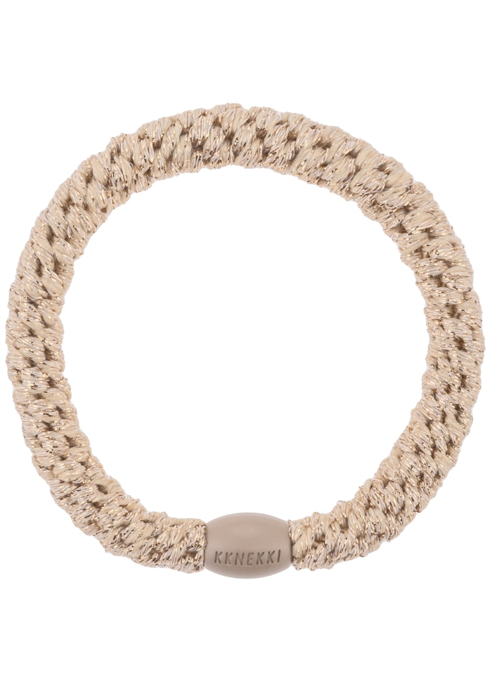 KKnekki Haargummi beige glitter