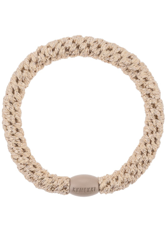 KKnekki Haargummi beige glitter