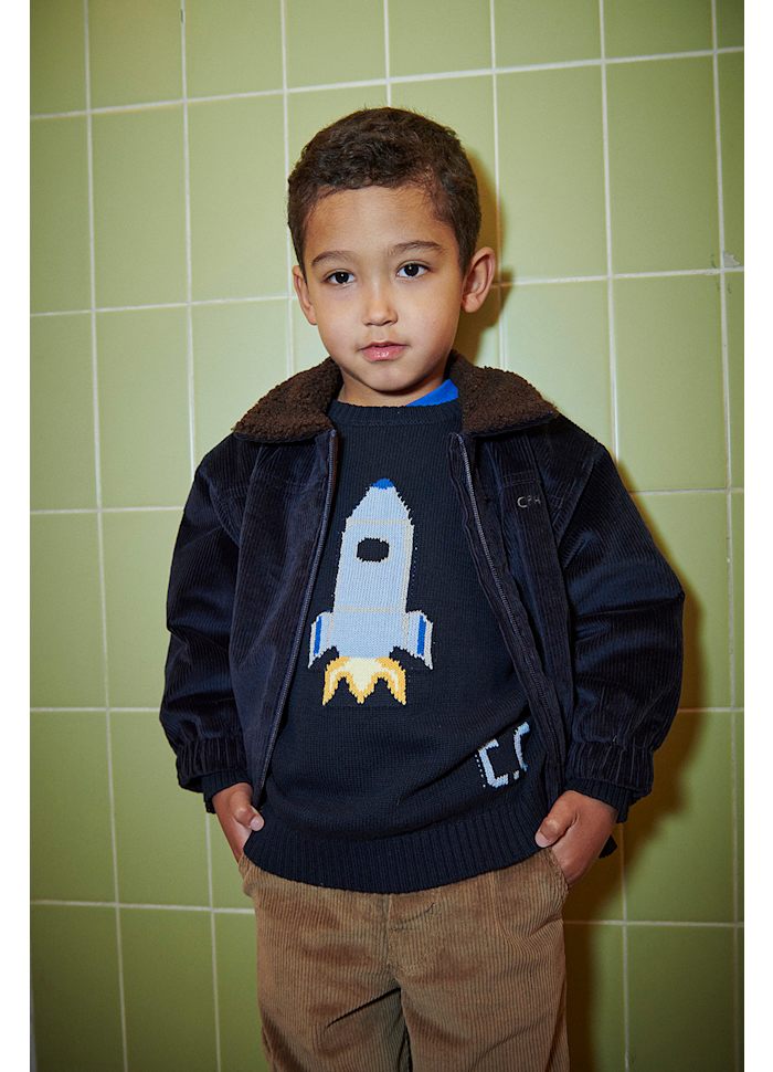 Copenhagen Colors Strickpullover mit Rakete