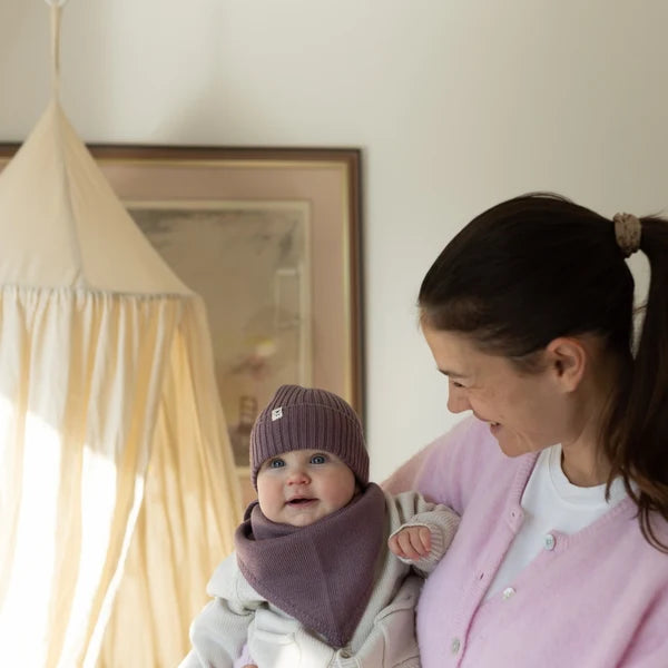 LilleToni Dreieckstuch Elise Mauve