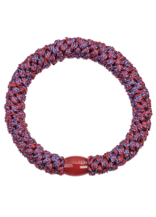 KKnekki Haargummi bordeaux blue glitter