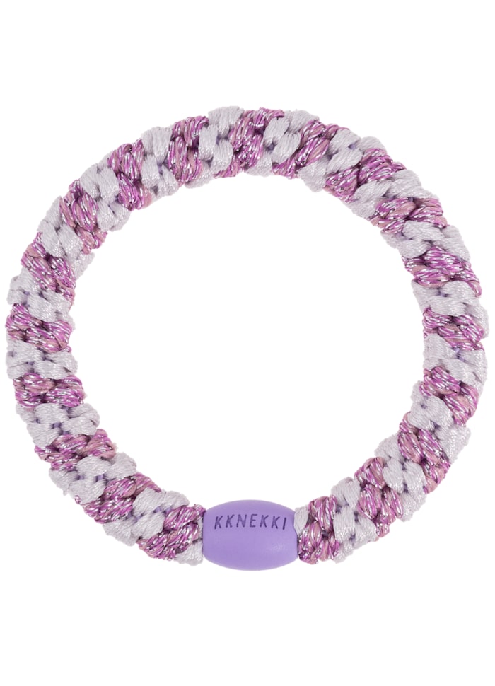 KKnekki Haargummi lavender pink glitter stripe