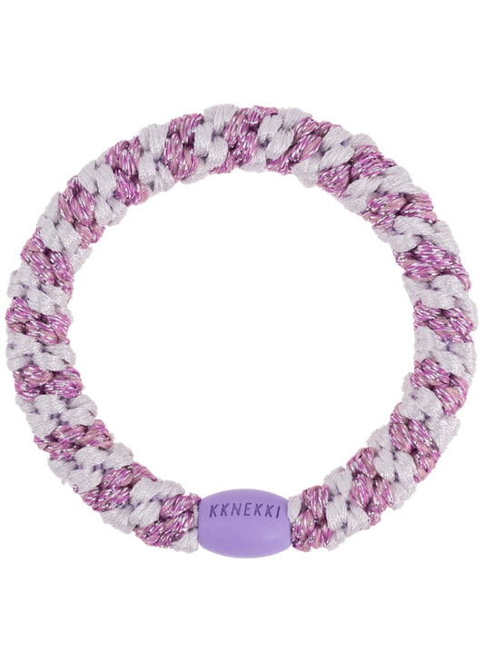 KKnekki Haargummi lavender pink glitter stripe