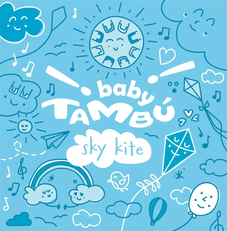 JuegaConmigo Baby Tambú 6"/15 cm -light blue (Sky Kite)