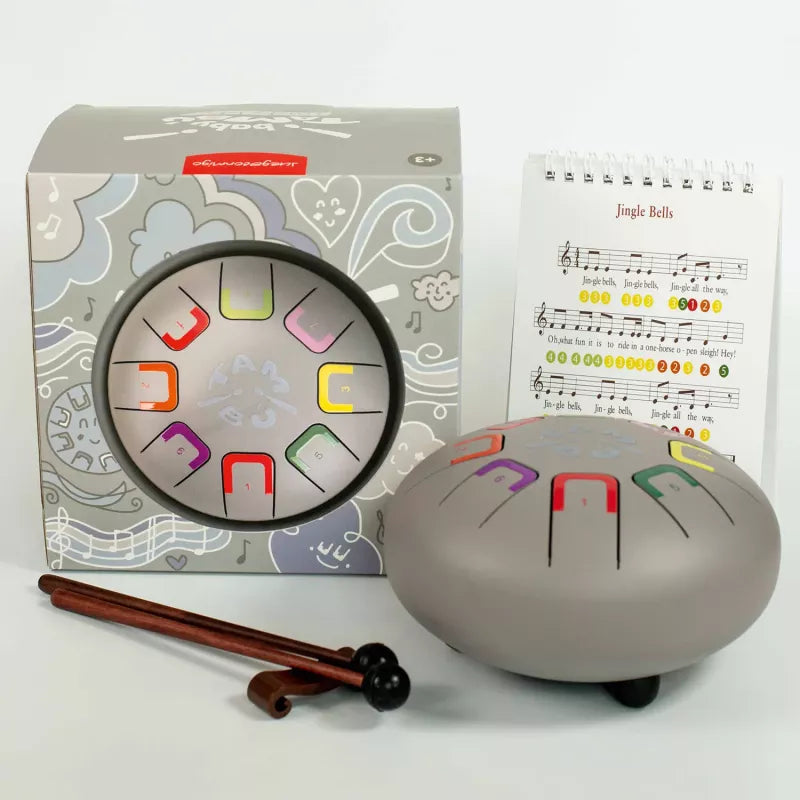 JuegaConmigo Baby Tambú 6"/15 cm -light grey (Smoky Loky)