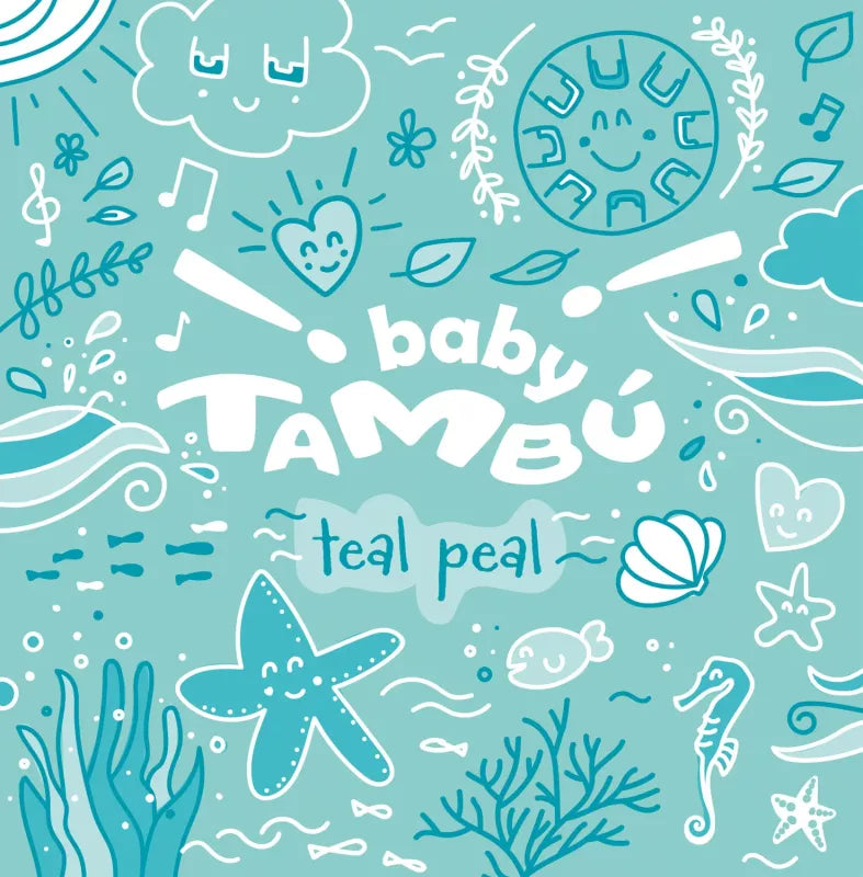 JuegaConmigo Baby Tambú 6"/15 cm - turquise (Teal Peal)