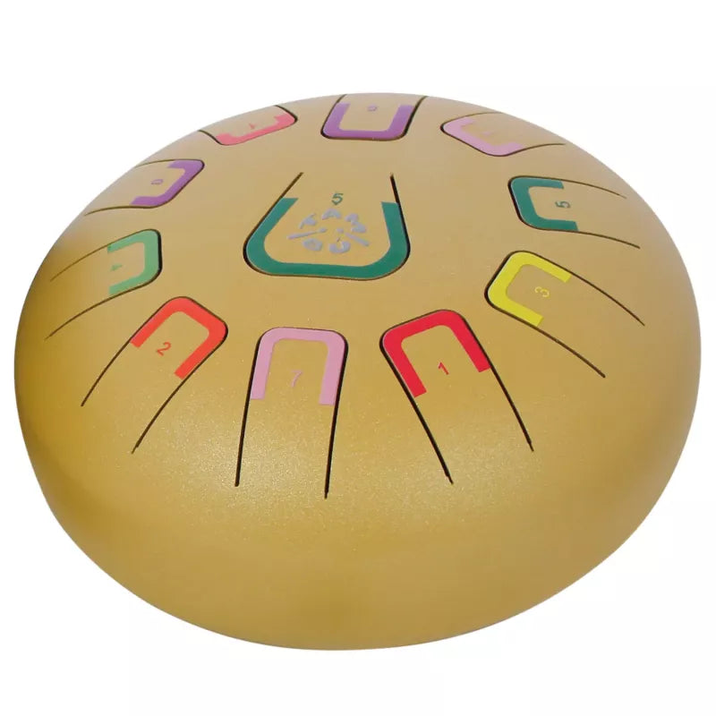 JuegaConmigo Tambú 8"/20 cm - matt gold (golden stars)