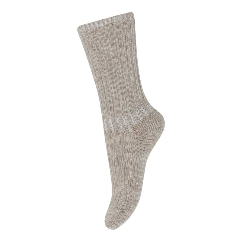 MP Denmark Wollsocken Quinn light brown melange