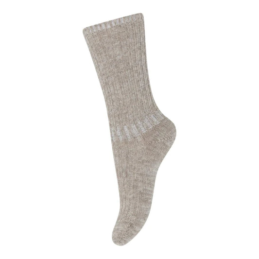 MP Denmark Wollsocken Quinn light brown melange