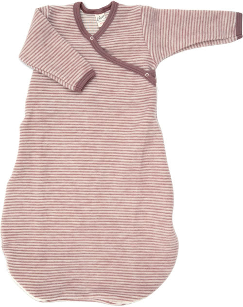 Lilano Wollfrotte Plüsch Wickelsack mauve