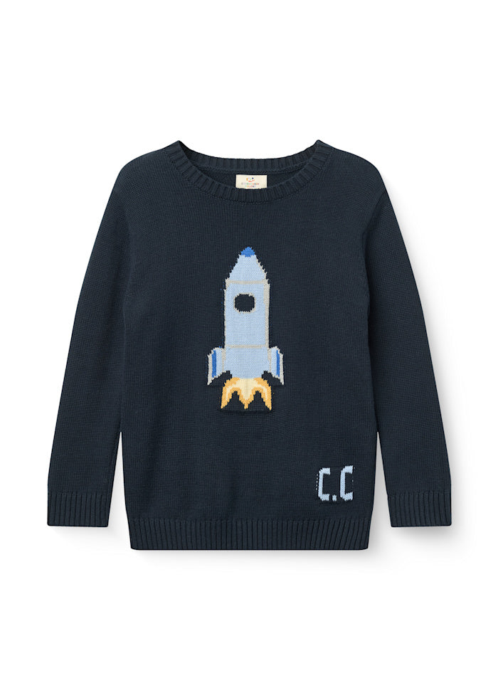 Copenhagen Colors Strickpullover mit Rakete
