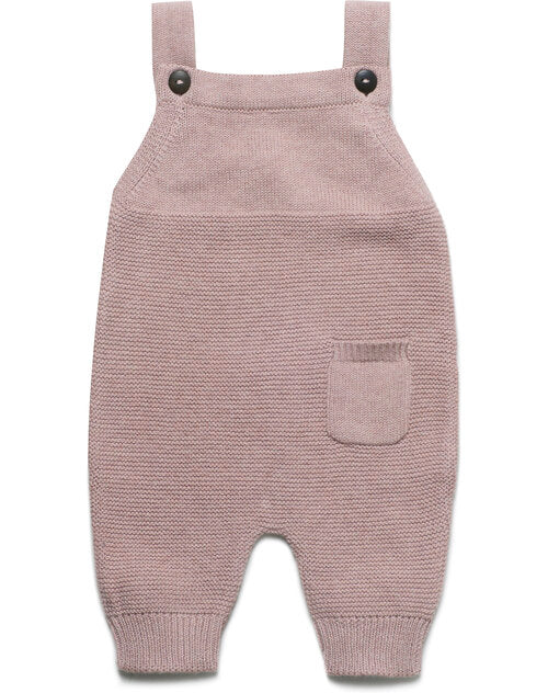 Puri organic Latzhose Rippenstrick  peanut
