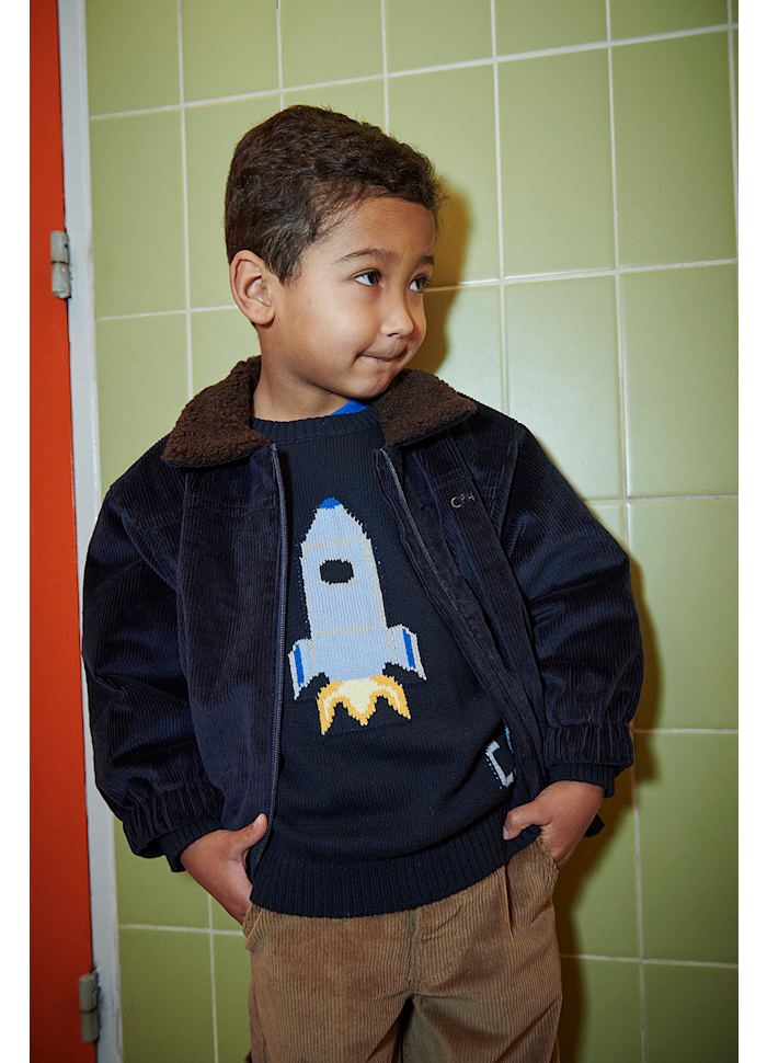 Copenhagen Colors Strickpullover mit Rakete