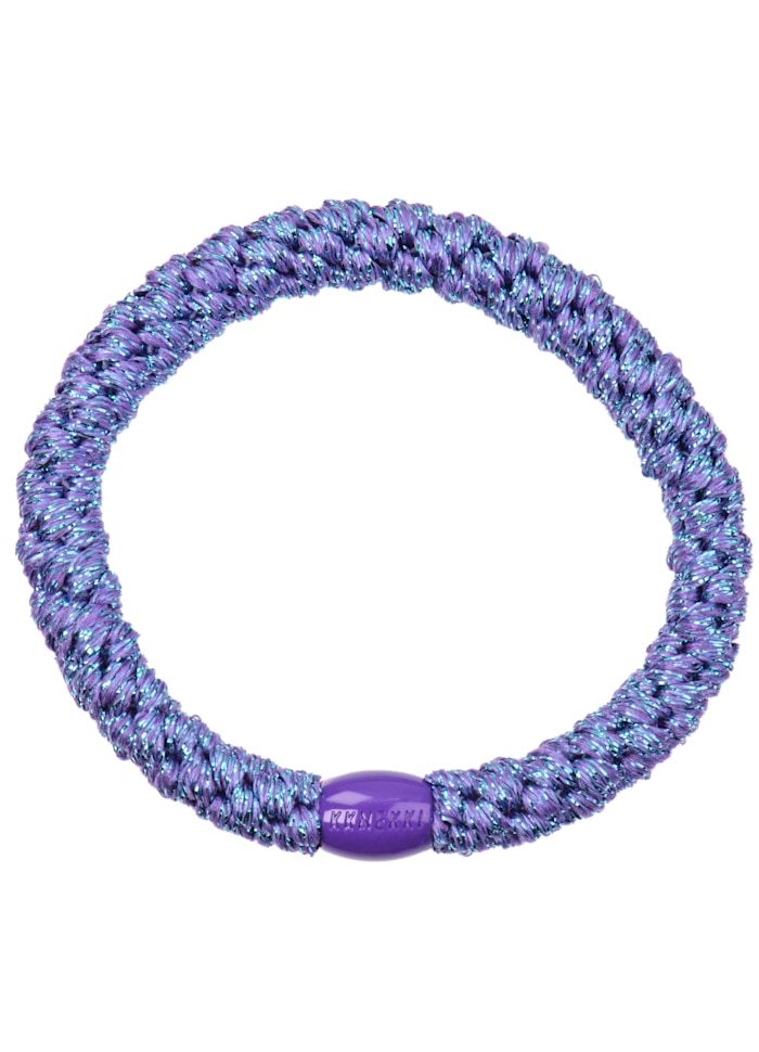 KKnekki Haargummi purple blue glitter