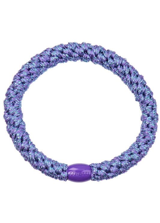 KKnekki Haargummi purple blue glitter