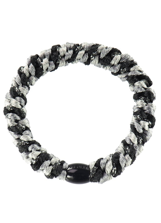 KKnekki Haargummi black-grey glitter